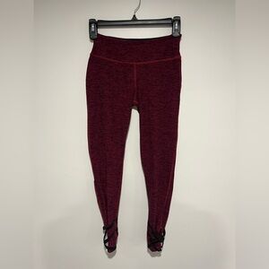 Beyond Yoga Burgundy Leggings